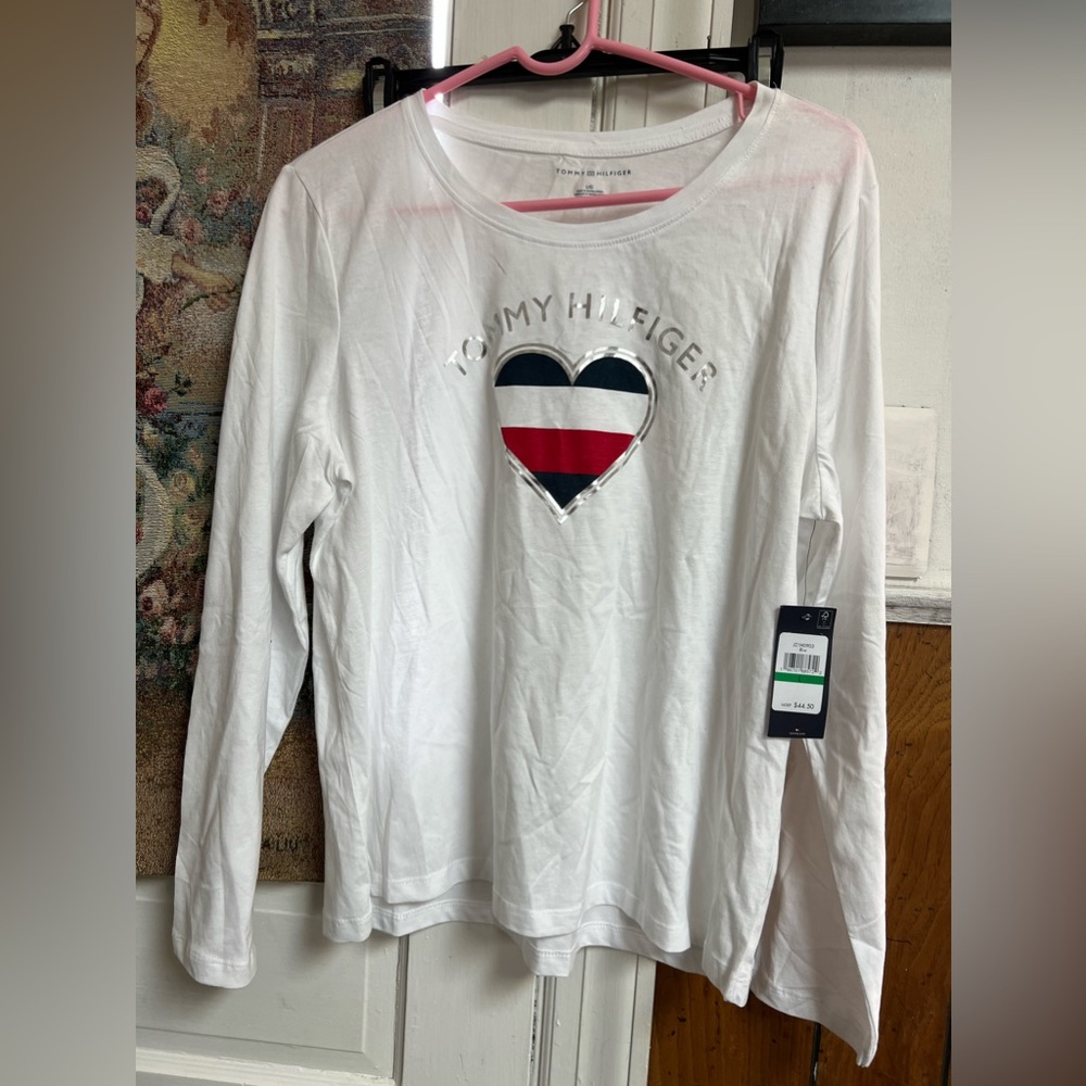 Tommy Hilfiger Tops | Nwt Tommy Hilfiger Long Sleeve T | Color:
